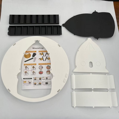 Daugkartinio naudojimo pelės gaudyklė, plastikinis kibiro dangtis, žiurkės sulaiko humaniškus arba mirtinus pelėms skirtus spąstus Multi Catch Auto Reset Flip Slide Trap Pelės