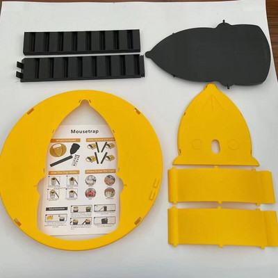 Daugkartinio naudojimo pelės gaudyklė, plastikinis kibiro dangtis, žiurkės sulaiko humaniškus arba mirtinus pelėms skirtus spąstus Multi Catch Auto Reset Flip Slide Trap Pelės