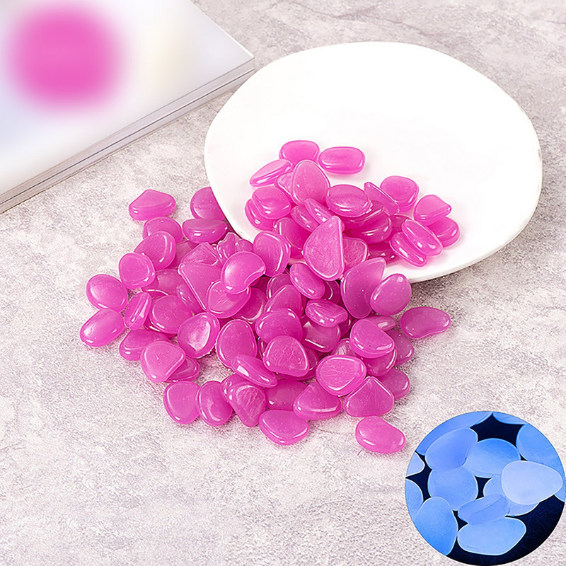 200 vnt. dirbtinės dervos šviečiantis akmuo sodo akmenukai švytintys akmenys uolos takams sodo takas terasa veja sodo kiemo dekoras