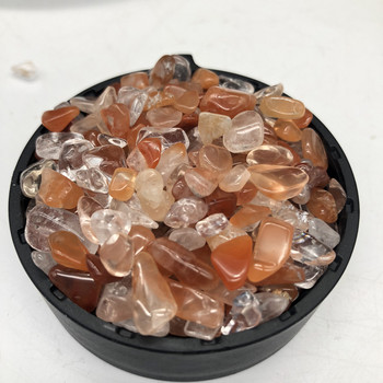 200g естествен червен кристален лечебен чакъл кварцов минерален пейзаж аквариум саксия камъни за декорация