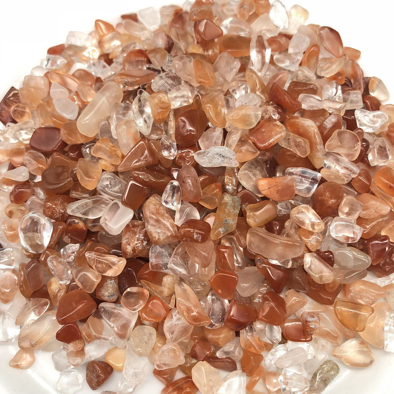 200 g prirodnog crvenog kristala, ljekovitog šljunka, kvarcnog minerala, pejzažnog akvarija, lonca za cvijeće, kamenja za ukras