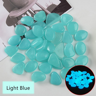 Svietiaci kameň na dekoráciu, remeselné použitie, vonkajšia záhrada, cesta, svieti v tme