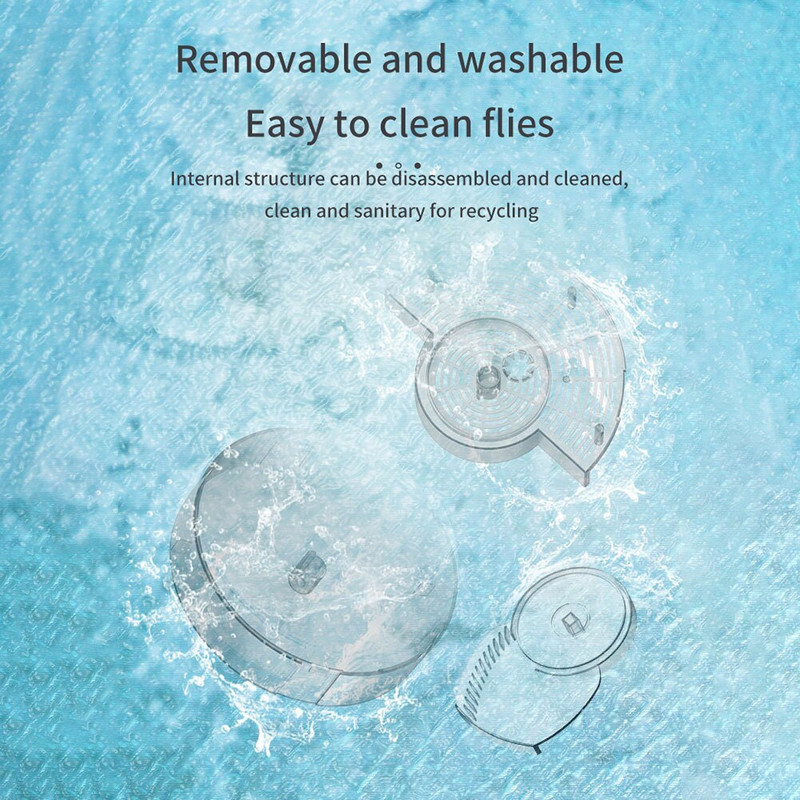 USB muselių gaudyklė su jaukais elektriniu muselių gaudytuvu USB vabzdžių kenkėjų gaudymo musių naikinimo įrenginys Vabzdžių kenkėjų gaudymas namų virtuvei