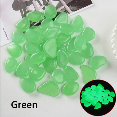 Sodo dekoras Švytintys akmenys Fluorescuojantys Tamsi apdaila Akmenukas Lauke Akvariumas Dekoratyviniai akmenukai Uola Akvariumas Mišri spalva