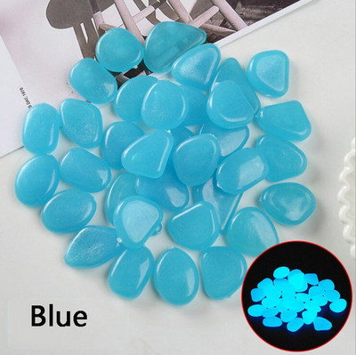 Sodo dekoras Švytintys akmenys Fluorescuojantys Tamsi apdaila Akmenukas Lauke Akvariumas Dekoratyviniai akmenukai Uola Akvariumas Mišri spalva