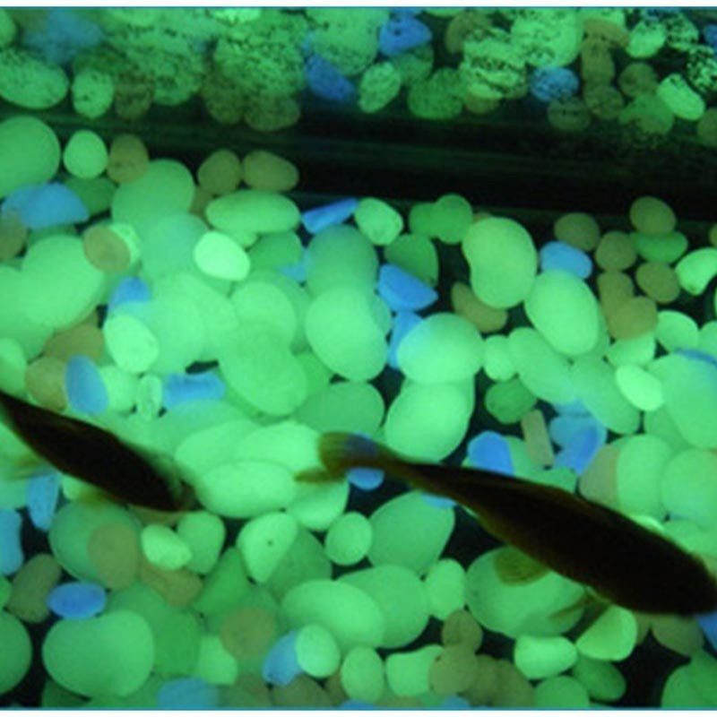 100 vnt/Lt Dirbtiniai šviečiantys akmenukai Namų akvariumo vaza „Pasidaryk pats“ vakarėlio dekoravimas Vakarėlio dekoravimas Priedai Priedai Švyti tamsoje