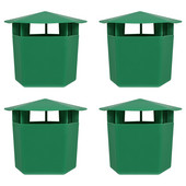 4 ks pascí na slimáky, plastové pasce na slimáky, lapač slimákov, záhradné nástroje na chytanie slimákov, lapač slimákov do záhrady (náhodné farby)