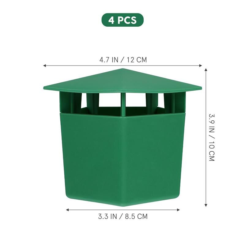 4 ks pascí na slimáky, plastové pasce na slimáky, lapač slimákov, záhradné nástroje na chytanie slimákov, lapač slimákov do záhrady (náhodné farby)