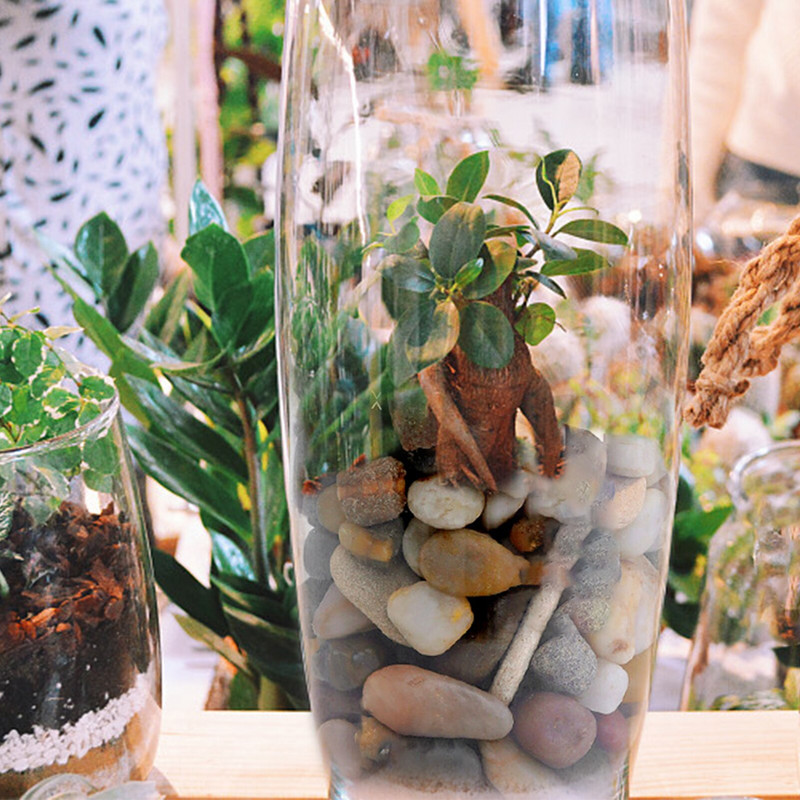 Dekoratyviniai žvyro akmenys Natūralus poliruotas agato akmuo spalvingas mišrus agato akmuo vazos užpildas kraštovaizdžio dugnas