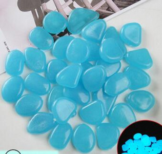 100 db Kerti kavics, világító kő szikla, sétány világító kavics, kültéri dekoratív akvárium akvárium kerti díszkő