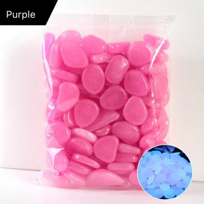 100/200 vnt sodo šviečiantys akmenys tamsiose uolose šviečiantys sodo akmenukai sodo takams, kiemo kiemo žuvų rezervuaro apdaila