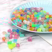 Dirbtinis trinkelių akmuo 14mm apie 180g/pak. Šviečiantys akmenukai Žvyras apie 200-300 vnt/pak. Sodo puošmena Šviečiantis akmuo