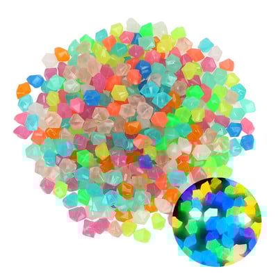 Dirbtinis trinkelių akmuo 14mm apie 180g/pak. Šviečiantys akmenukai Žvyras apie 200-300 vnt/pak. Sodo puošmena Šviečiantis akmuo