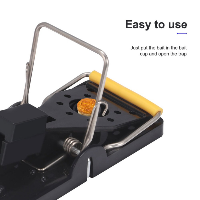 6 ks vysoko kvalitných opakovane použiteľných pascí na chytanie potkanov a myší, pascí na myši, návnad na myši, pružinový lapač hlodavcov, čistiace prostriedky na kontrolu škodcov
