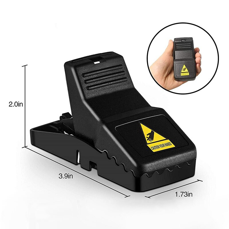 6 gab atkārtoti lietojami peles slazdi, plastmasas žurku pelēm, kas ķer ārā iekštelpās Labākie slazdi ātrai un efektīvai peles ķērājam