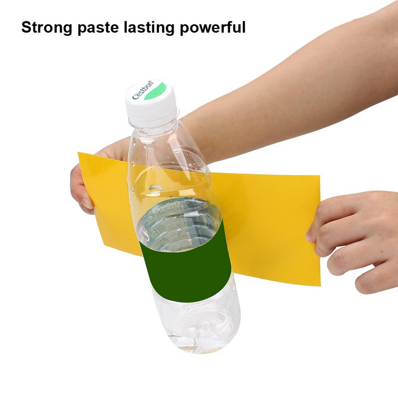 30/50 tk Putukate liim Kleepuv tahvlilõks Lendav putukate püüdmise kontrollkleebis kasvuhoone koduaiale Kahepoolne kollane