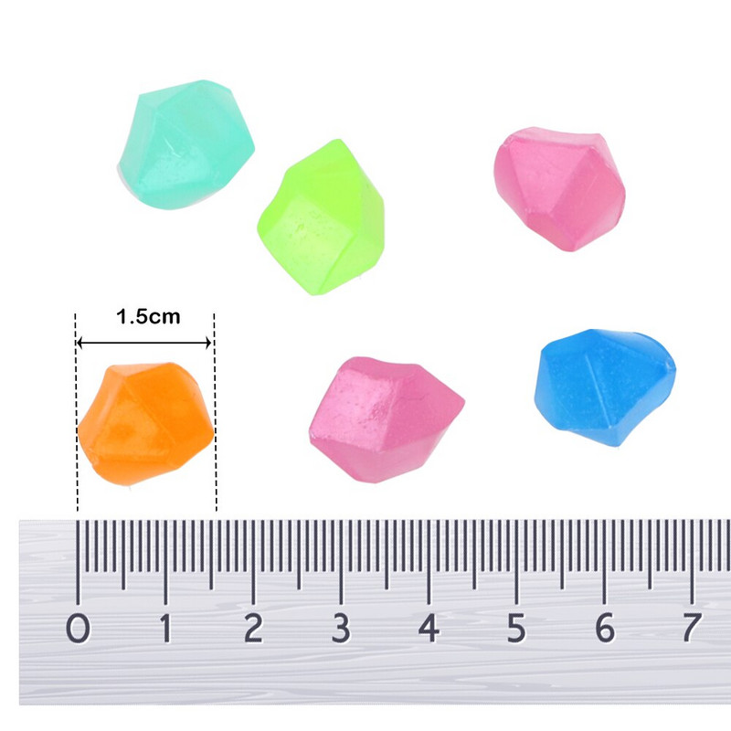 300 de bucăți pietruite artificiale piatră luminoasă decor de grădină 14 mm pietricele strălucitoare pietriș decoruri pentru casă