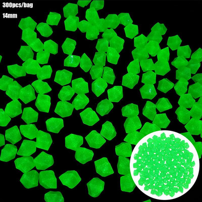 300 buc/pungă 14 mm piatră luminoasă va străluci Pietriș decor de grădină Pietriș de acasă Calea de gazon Articole de decorare luminoasă