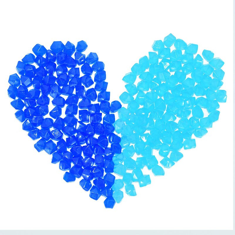 300 buc/pungă 14 mm piatră luminoasă va străluci Pietriș decor de grădină Pietriș de acasă Calea de gazon Articole de decorare luminoasă