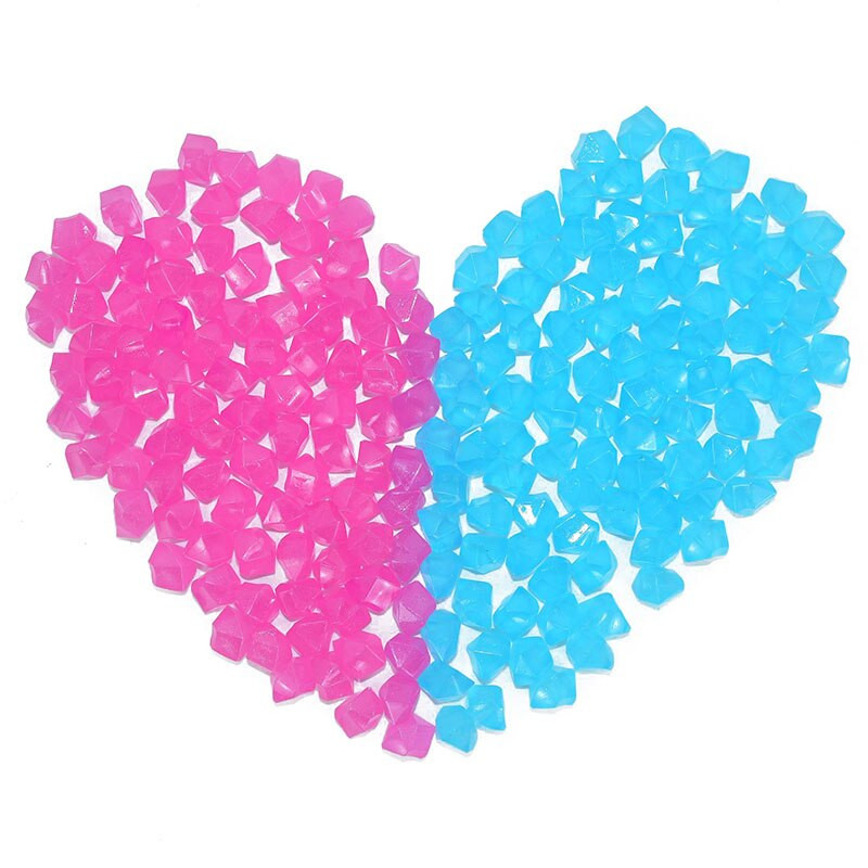 300 buc/pungă 14 mm piatră luminoasă va străluci Pietriș decor de grădină Pietriș de acasă Calea de gazon Articole de decorare luminoasă