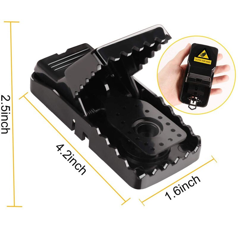 8 profesionalių pelių gaudyklių rinkinys, žiurkės gaudyklė, daugkartinio naudojimo virtuvėje ir sode (2/4/8 pakuotė)