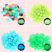 Umelé svietiace kamene na chodník, akvárium, záhradu, dvor, svietiace kamene, 100 kusov/balenie, svietiace v tme, záhradné kamienky