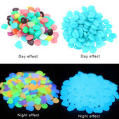 100 kusov/balenie umelých svetelných kameňov, svietiace kamene, skaly na chodník, akvárium, záhradu, dvor, svietiace v tme, záhradné kamienky