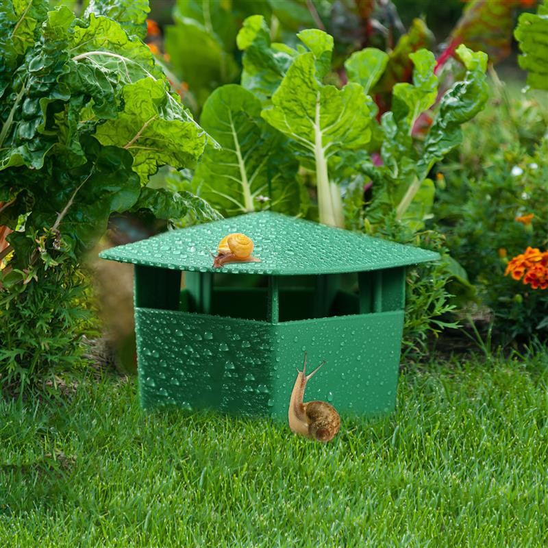 4 vnt. Plastikiniai sraigių gaudyklės Šliužai Sraigių gaudyklė Sraigių gaudyklė vabzdžių gaudyklė Sodo vikšrinė gaudyklė Sodo sraigių gaudymo įrankiai (atsitiktinė spalva)