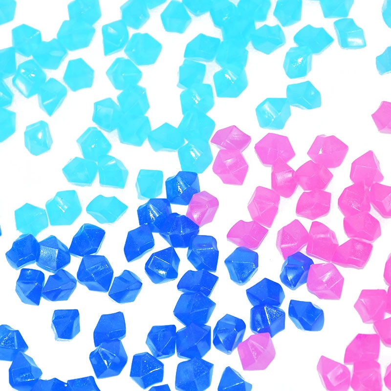 300 ks/balenie Svietiace kamienky Svetelné kamene Domov Záhrada Akvárium Chodník Cesta Dvor Svietiace v tme Svetelný kameň Dekorácia 8z