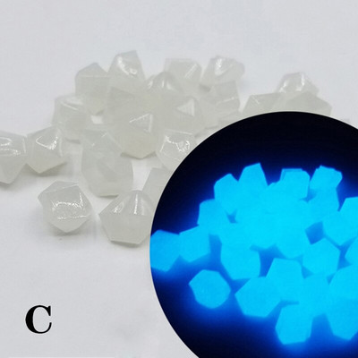 Záhradná dekorácia Svetelné kamene svietiace v tme Dekoratívne kamienky Vonkajšia dekorácia akvária Kamienkové kamene Akvárium Mix farieb