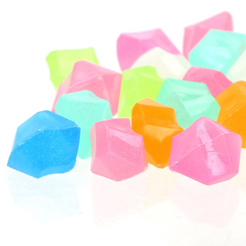 Umelé dlažobné kocky, štrk, svietiace kamene, cca 14 mm, 200-300 kusov, 180 g/balenie, svietiace kamienky, záhradná dekorácia