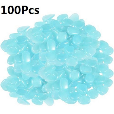 200 vnt Šviečiantys akmenukai, šviečiantys tamsoje, skirti vestuvių vakarėliui, renginio reikmenys Sodininkystė Baseinas Baras Dekoravimo uolos