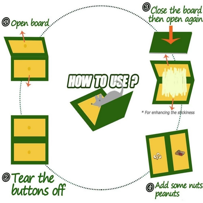 5 vnt. pelės lenta lipni pelių klijų gaudyklė Labai efektyvus graužikų žiurkių gyvačių vabzdžių gaudytojas kenkėjų kontrolė atmetamas Netoksiškas, ekologiškas