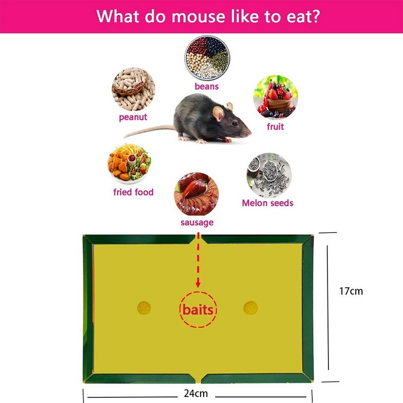 5 vnt. pelės lenta lipni pelių klijų gaudyklė Labai efektyvus graužikų žiurkių gyvačių vabzdžių gaudytojas kenkėjų kontrolė atmetamas Netoksiškas, ekologiškas
