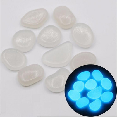 100 ks dekoratívnych kameňov svietiacimi v tme, dekorácie na chodníky, záhrady, príjazdové cesty alebo izbové rastliny