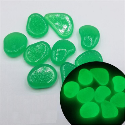 100 ks dekoratívnych kameňov svietiacimi v tme, dekorácie na chodníky, záhrady, príjazdové cesty alebo izbové rastliny