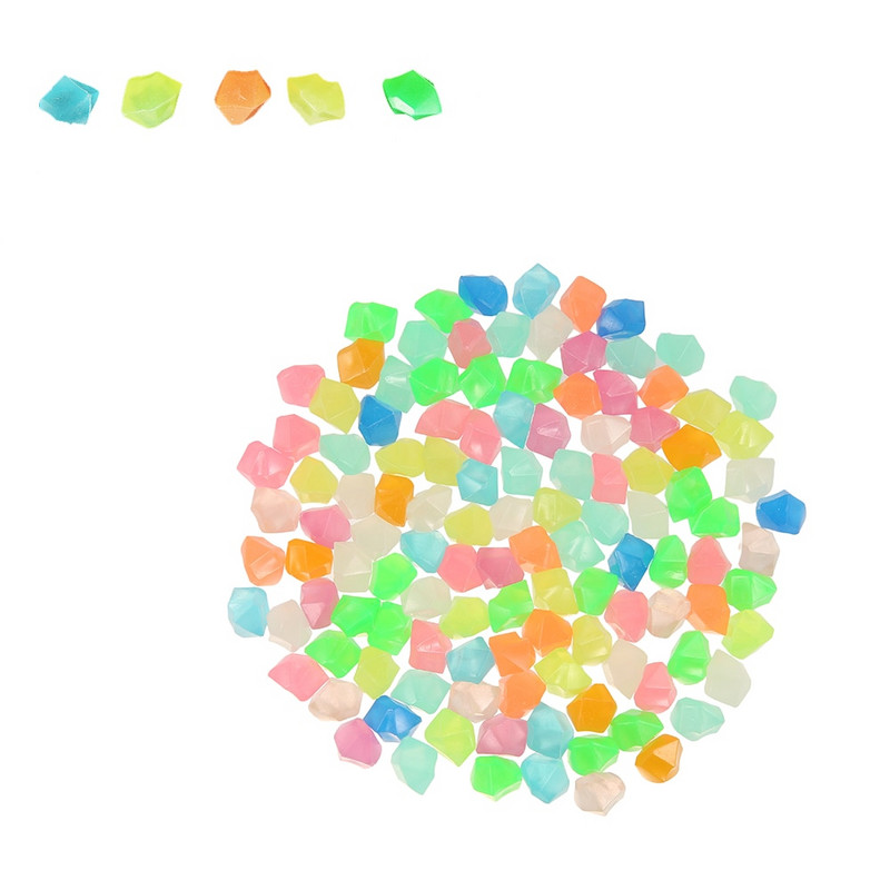 300 vnt Švyti tamsoje sode Akmenukai Švyti akmenys Uolos takams Sodo takas Terasa Veja Sodo kiemo dekoras Šviečiantys akmenys