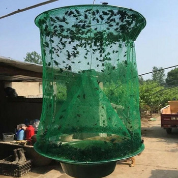 The Ranch Fly Trap Επαναχρησιμοποιήσιμη Fly Catcher Killer Cage Net Trap Pest Bug Catch για εσωτερικά ή εξωτερικά οικογενειακά εστιατόρια σε φάρμες