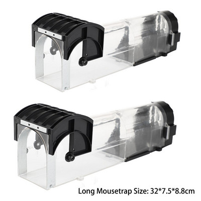 Újrafelhasználható egérfogó, nem ölő patkányok ketrecben Egérfogó Intelligens egércsapda egérfogóhoz Automatikus patkánycsapdák Kisállatvezérlő tartozékok