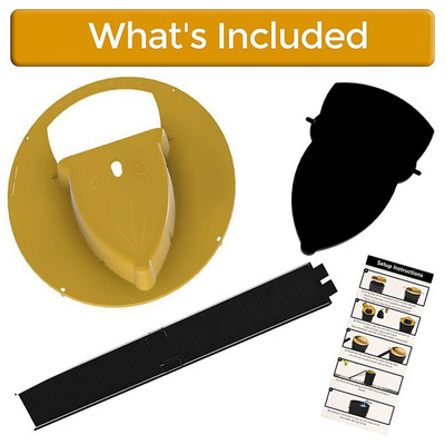 Nešiojamas apverčiamas ir stumdomas kibiro dangtis žiurkių gaudyklė Pelės spąstai Humaniškas arba mirtinas spąstų durelių stiliaus daugkartinio naudojimo sanitarinis saugus pelėkautas