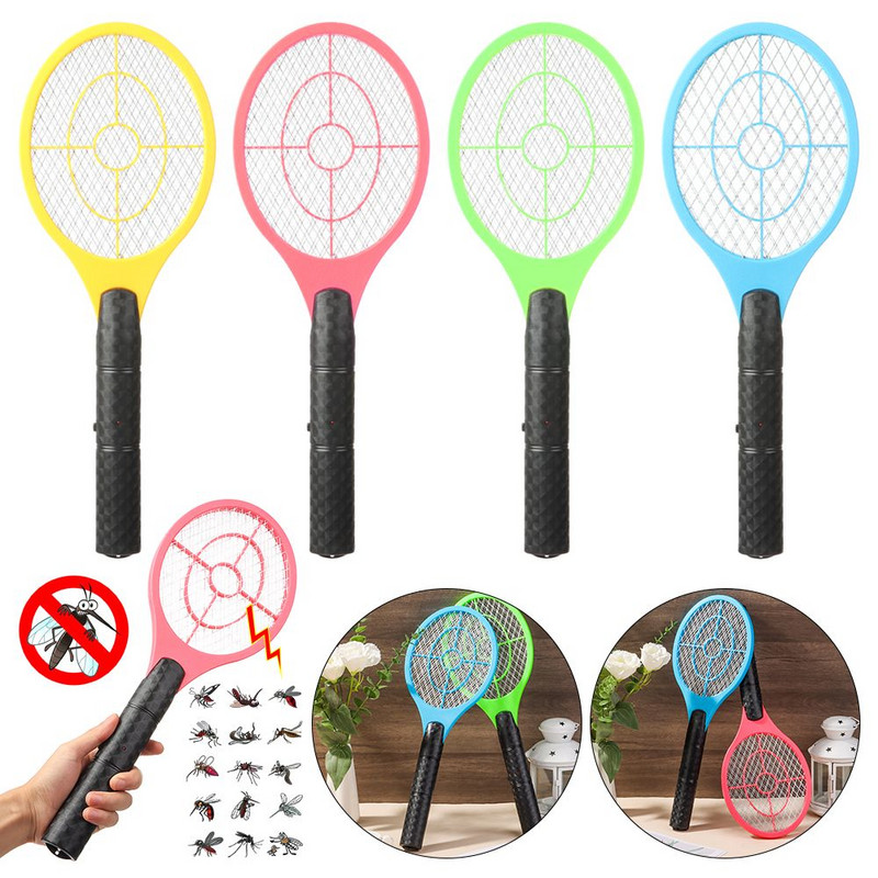 Kenkėjų kontrolės uodų vapsvų elektroninė elektrinė musių vabzdžių raketė Zapper Killer Swatter Bug Elektroninė uodų raketė
