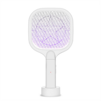 Νέο Electric Smart 2 σε 1 Insect Swatter Recharge Κουνουπιών Fly Bug Killer Trap Λαμπτήρας Οικιακής Ηλεκτρικής Χειροποίητης Ζάπερ