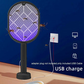 2 viename uodų naikintuvas su purpurine lempa, viliojanti gaudykle, uodų naikintuvu, USB įkraunama vasaros komforto miego musių žudikė