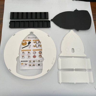 Naujas pelių gaudyklė, daugkartinio naudojimo išmanusis slydimo kibiras, dangtelis, pelės žiurkės gaudyklė Humaniškas arba mirtinas spąstai, automatinis atstatymas, žiurkės durų stiliaus daugiafunkcis gaudymas