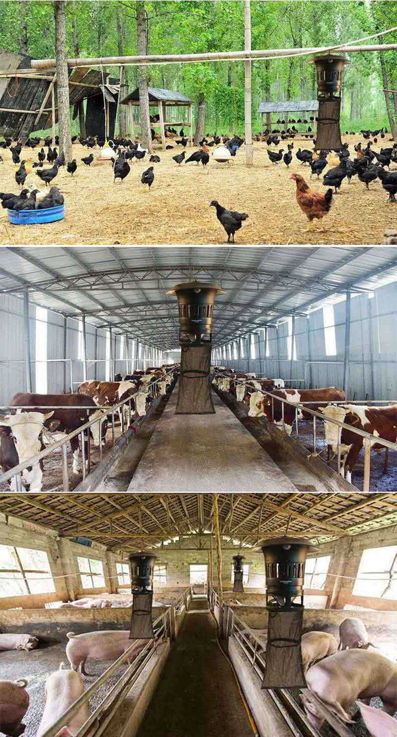 Új 220V mezőgazdasági szúnyogölő lámpa 16W fotokatalizátor inhaláló szúnyogcsapda UV lámpák kültéri kártevőirtó poloskazár