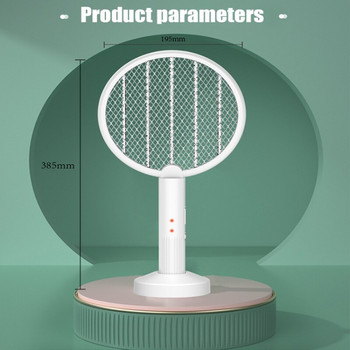 2-в-1 USB 4000V електрическа ракета за насекоми Swatter Zapper USB акумулаторна лятна Mosquito Swatter Kill Fly Bug Zapper Killer Trap