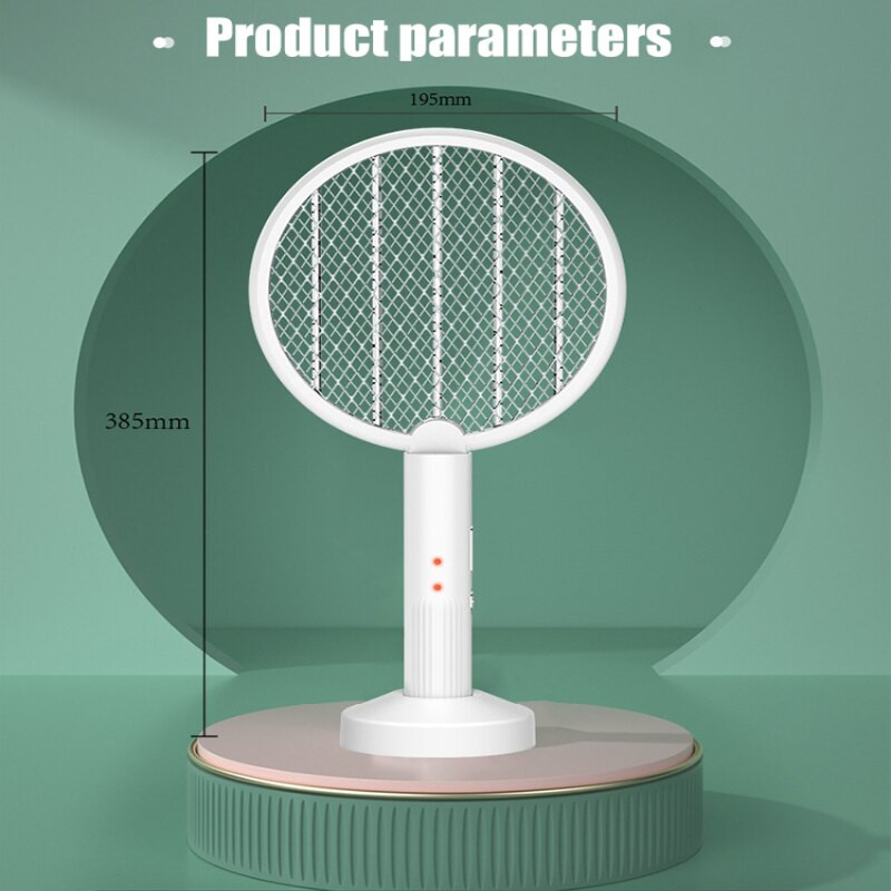 Rachetă electrică pentru insecte 2-în-1 USB 4000V Zapper Zapper Reîncărcabil prin USB Swatter pentru țânțari de vară Kill Fly Bug Zapper Killer Capcană