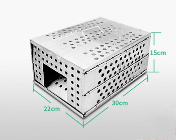 Капан за мишки Домакински непрекъснат капан за мишки Голямо пространство Автоматичен капан за плъхове и змии Клетка Безопасен и безвреден Висока ефективност