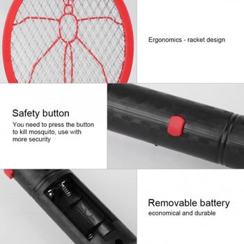 Електрически Fly Insect Bug Zapper Bat Handheld Insect Fly Swatter Racket Преносим Mosquitos Killer Pest Control за насекоми в спалнята