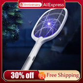 Ručni kućni električni reket protiv komaraca Reket za kukce Ubojice insekata Kućni vrt Lampa za zamku za muhe protiv komaraca